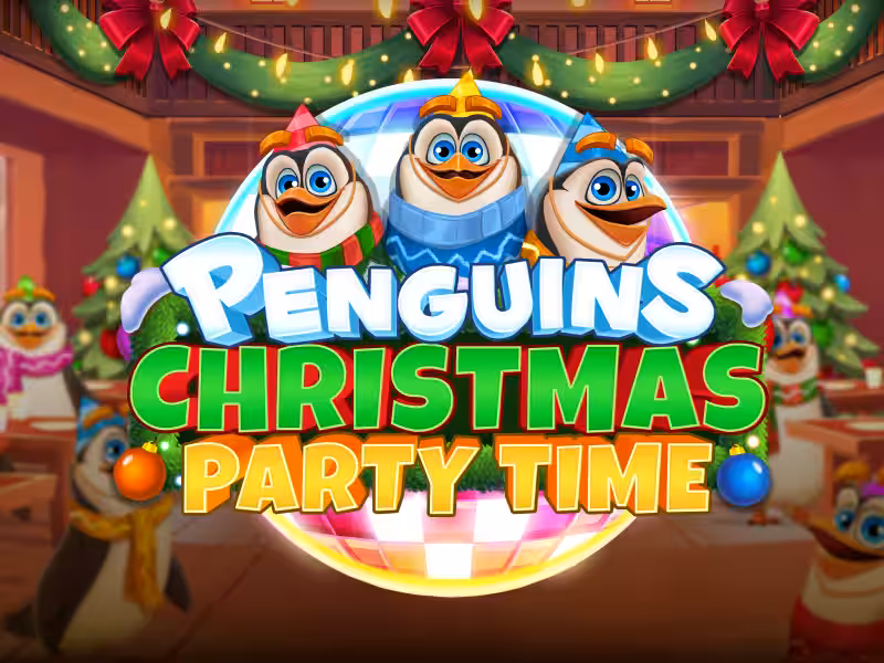 Penguins Christmas Party Time